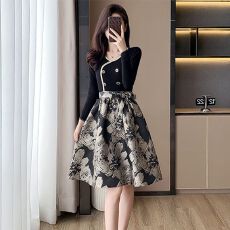 2026春秋季高定小香风连衣裙新款洋气法式气质高端轻奢长裙子