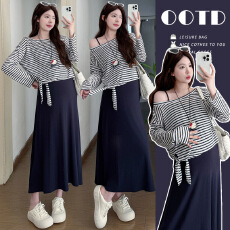 实拍現货 2026春夏新品韩系不规则防晒上衣垂感吊带连衣裙两件套