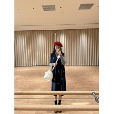 批发假两件半高领刺绣针织连衣裙女星月蜡烛趣味绣花宽松中长款毛衣裙
