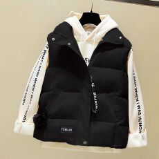 批发<b class='q'>秋</b>冬装温柔系穿搭冬季女装搭配气质马甲印花卫衣<b class='q'>秋</b>冬套装女二件套