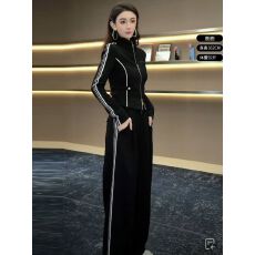 批发休闲<b class='q'>运动</b>套装女春秋2026<b class='q'>新款</b>流行韩版显瘦高级感卫衣阔腿裤两件套