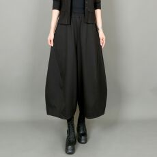 批发【捻丝/八分裤/有口袋】弹力灯笼阔腿裤<b class='q'>202</b>6宽松百搭<b class='q'>哈伦裤</b>