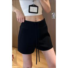 批发8/1【人棉空气层/200克】美式运动<b class='q'>短裤</b>女夏阔腿小个子健身瑜伽裤