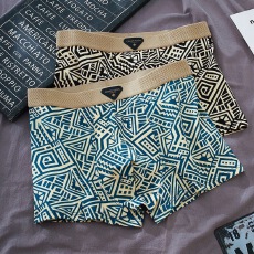 批发男士内裤男款纯棉裤秋冬款印花全棉男裤透气舒适四角短裤头男