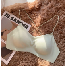 批发细肩带交叉美背内衣女<b class='q'>隐形</b>肤<b class='q'>文胸</b>