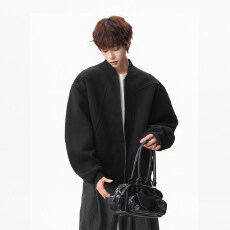 批发潮流美式棒球领飞行员夹克宽松休闲百搭帅气时尚外套上衣