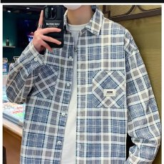 批发春季<b class='q'>男生</b>宽松休闲<b class='q'>衬衫</b>小众设计感潮流百搭舒适简约时尚外套上衣