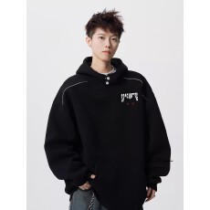 批发春秋季<b class='q'>潮</b>牌高级感小恶魔卫衣宽松显瘦百搭舒适休闲情侣款上衣