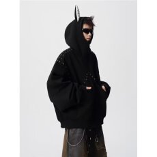 批发2026新款港风耳朵柳丁外套时尚百搭宽松显瘦潮流复古休闲夹克上衣