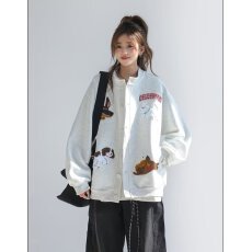 批发美式复古休闲慵懒风外套宽松百搭潮流显瘦舒适时尚帅气<b class='q'>男</b>装上衣