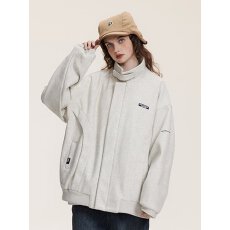 批发时尚休闲灰色外套<b class='q'>男士</b>春秋夹克防风保暖<b class='q'>上衣</b>潮流服饰