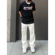 批发时尚百搭修身牛仔裤男士舒适休闲潮流长裤简约随性日常穿搭