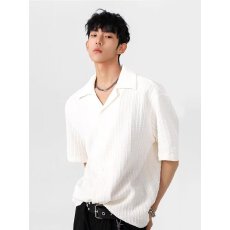 批发时尚短袖衬衫男士轻薄舒适百搭<b class='q'>休闲</b><b class='q'>商务</b>夏季潮流上衣