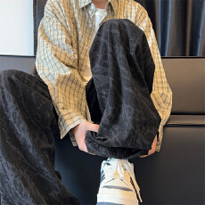 时尚休闲男士裤子宽松单品舒适百搭轻松出街必备作品