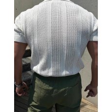 时尚男士针织短袖T恤清凉舒适透气修身百搭休闲上衣