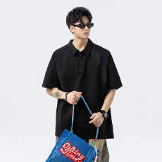 批发<b class='q'>男士</b>短袖<b class='q'>翻领</b><b class='q'>T</b><b class='q'>恤</b>休闲时尚薄款舒适透气百搭夏季服装