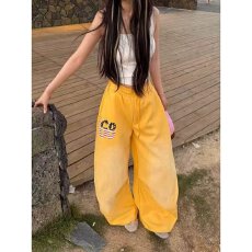 批发时尚休闲裤夏季宽松抽绳设计潮流男装运动裤必备单品