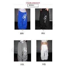 批发时尚休闲裤宽松设计流行蛇纹元素百搭舒适穿着随性潮流男士必备