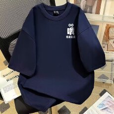 批发个性图案街头潮流宽松男士短袖<b class='q'>T</b><b class='q'>恤</b>夏季学生日常休闲服装