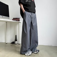 宽松休闲裤时尚潮流百搭男士长裤舒适面料轻便透气适合各种场合