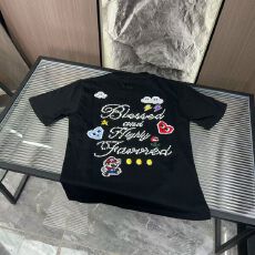 批发个性<b class='q'>潮</b>流男士短袖T恤时尚休闲字母印花夏季舒适服饰