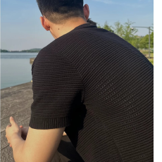 批发时尚透气男士短袖T恤简约百搭舒适夏季上衣休闲必备