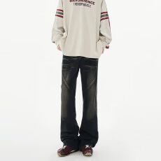 批发宽松版型牛仔裤舒适休闲百搭时尚潮流<b class='q'>男</b>士<b class='q'>裤子</b>适合日常穿搭