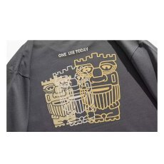 批发个性印花宽松短袖<b class='q'>T</b><b class='q'>恤</b>时尚潮流男士舒适休闲上衣秋季新款