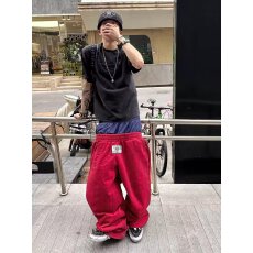 批发时尚休闲宽松裤百搭工装裤潮流男士裤子舒适透气运动风格