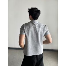 批发<b class='q'>个性</b>刺绣短袖<b class='q'>T</b><b class='q'>恤</b>男士时尚潮流休闲上衣夏季透气舒适简约百搭特