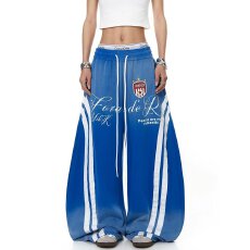 批发时尚休闲裤男士宽松<b class='q'>运动</b>裤潮流大码字母印花百搭舒适裤装