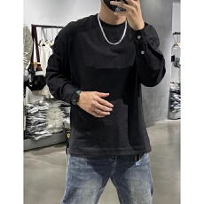 批发简约时尚男士卫衣<b class='q'>宽松</b>长袖T恤休闲日常<b class='q'>运动</b>上衣透气舒适秋冬必