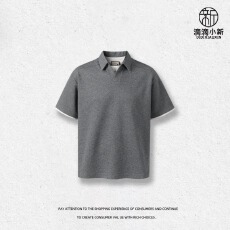 批发时尚简约男士Polo衫纯色短袖<b class='q'>T</b><b class='q'>恤</b>休闲透气个性夏季<b class='q'>上装</b>
