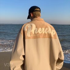 批发潮流刺绣男士宽松夹克个性外套秋<b class='q'>冬</b>时尚休闲上衣