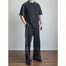 批发休闲运动套装男士宽松<b class='q'>短袖</b>上下<b class='q'>运动服</b>舒适透气休闲服装