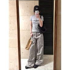 批发时尚豹纹<b class='q'>休闲裤</b>宽松设计舒适百搭适合多种场合彰显个性风格