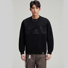 批发时尚简约男士卫衣舒适百搭时尚外套适合春秋<b class='q'>休闲装</b>扮个性潮流