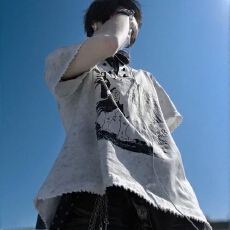 批发潮流印花短袖T恤个性时尚休闲<b class='q'>夏</b>季百搭男士上衣原创设计