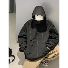 简约纯色立领防风宽松日常休闲舒适质感轻盈耐穿时