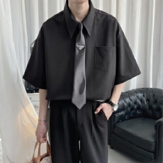 批发今年时尚衬衫不规则剪裁独特版型凸显个性魅力