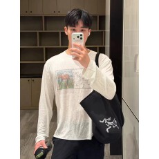 批发动物图案设计长袖T恤 简约时尚风格服饰 