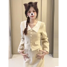 批发超好看小香风连衣裙子女<b class='q'>冬</b>季2026新款高级感富家千金穿搭两件套装