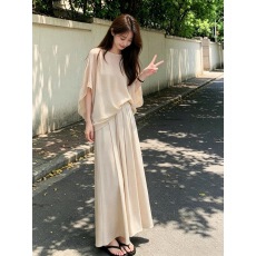 批发独特漂亮巨好看气质绝美韩系穿搭套装连衣裙子女夏季2026新款长裙