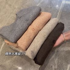 批发春秋薄款长袖针织开衫女韩版圆领宽松短款针织衫外搭<b class='q'>毛衣外套</b>上衣