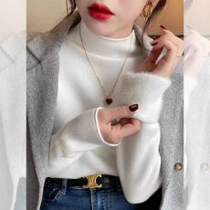 批发加绒加厚<b class='q'>打底衫</b>女冬2026新款内搭一体加绒毛衣洋气高级感针织上衣