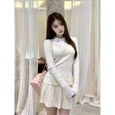 批发巨好看针织连衣裙子女秋冬季2026新款韩系千金感穿搭内搭短裙套装