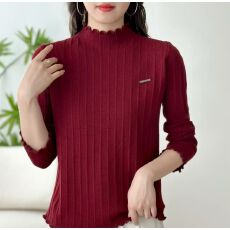 半高领毛衣女打底衫2026秋冬新款套头外穿针织衫洋气内搭上衣显瘦