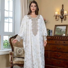 批发外贸中东穆斯林迪拜阿拉伯女连衣裙<b class='q'>欧美</b>夏季烫金长袍晚<b class='q'>礼服</b>