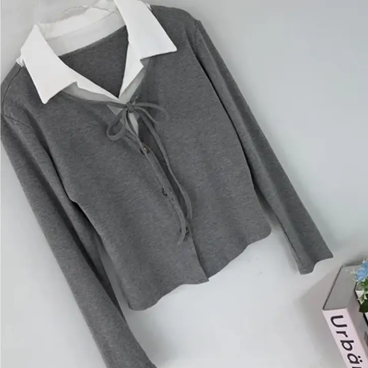 레트로 레이어드 가디건 상세 이미지 5