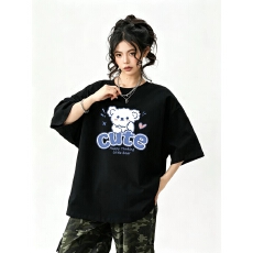 批发宽松版型藏肉<b class='q'>显瘦</b>，软乎乎的面料巨舒服通勤、上学、休闲风都能搭